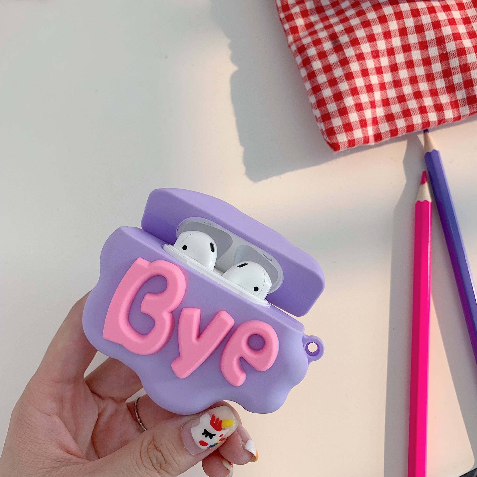 AirPods 2 3D HI-BYE Case